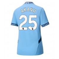 Camiseta Manchester City Manuel Akanji #25 Primera Equipación para mujer 2024-25 manga corta